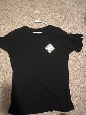 Salty Crew Black Short Sleeve Graphic Pocket Tee